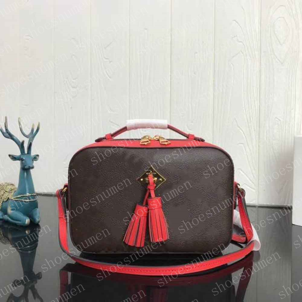 

2022 Luxury Camera Bag Shoulder Bags Crossbody Bag Handbags Women Purses Womens Leather Handbag Wallet Clutch Backpack 43557 #BZ01, #01 brown flower red