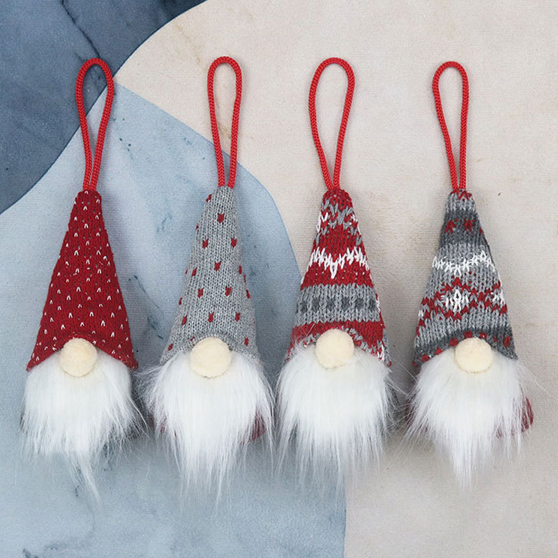 

2022 Merry Christmas Faceless Gnome Doll Ornaments For Xmas Tree Forest Old Man Hanging Pendant Decoration New Year Gift
