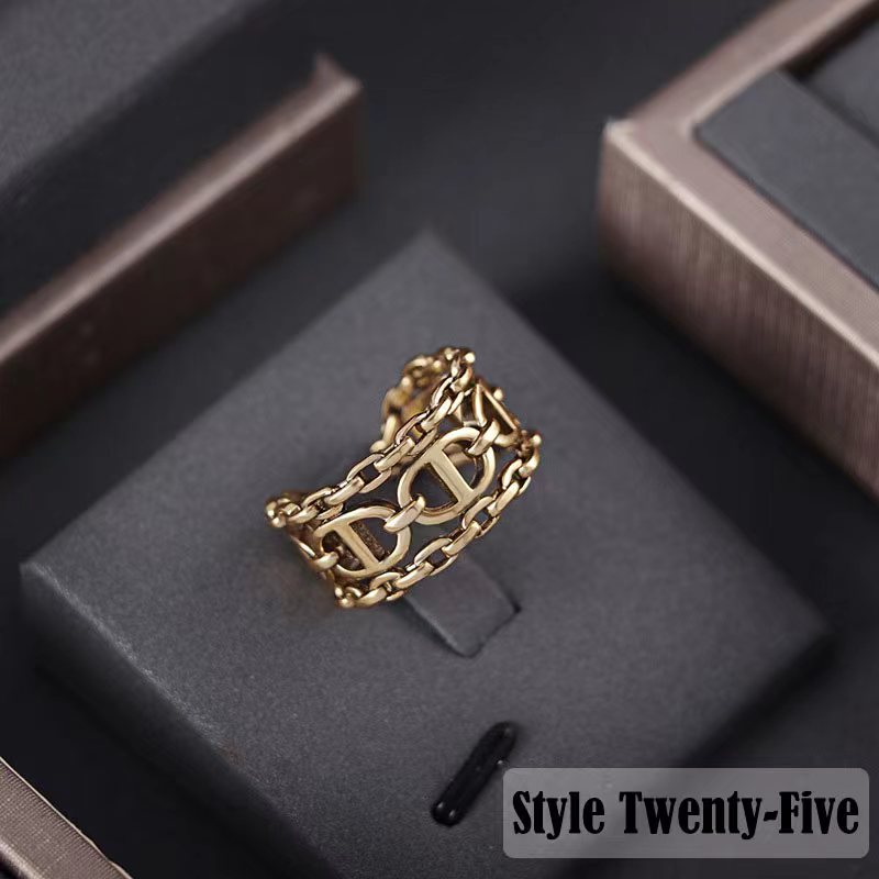 

Copper Rings for Woman Designer Ring Opening adjustable Women Luxury Jewelry Accessories