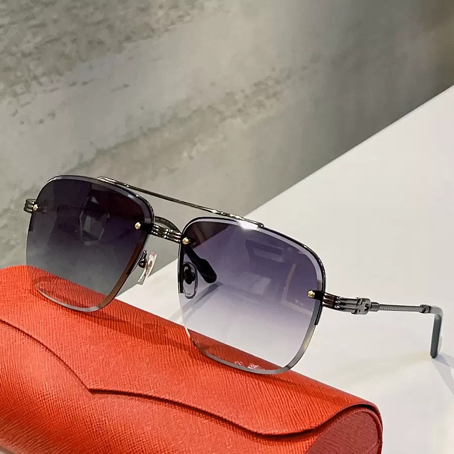 

Mens sunglasses designer sport sunglasses Resin Lenses UV400 Fashion Luxury Antireflection Photochromic gold Metal frame Classic Rectangle Square sunglass