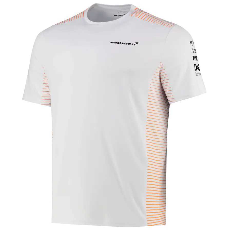 

2022 Summer F1 t Shirts men's Casual Mclaren Team Racing Round Neck Digital Printing Official Website Formula 1 100-5xl Hoh8, White