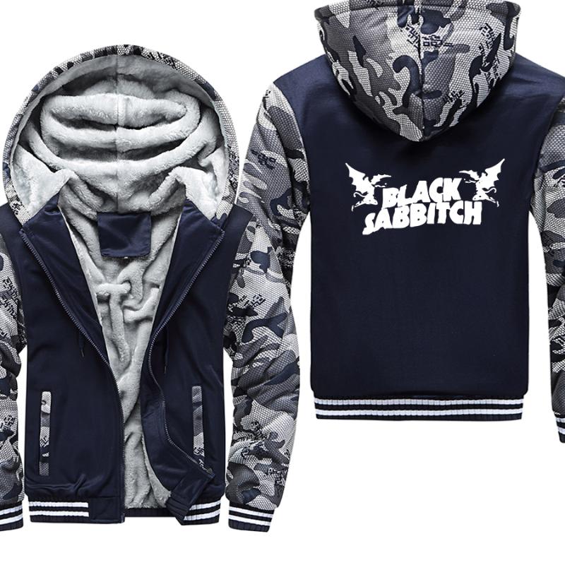 

Men's Hoodies & Sweatshirts SABBITCH Rock Thick Hoodie Men Winter Coat Jacket Loose Streetwear Hoody Vintage Punk Harajuku ClothesMen's, Wine red