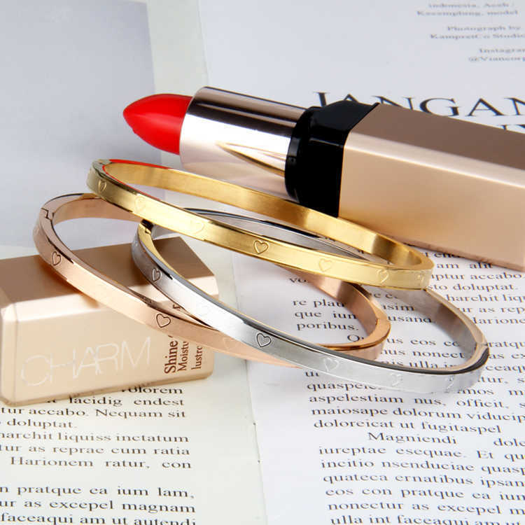 Gold Plate/fill Silver Bracelet Punk Stud Silicone s Beaded s Wrap Leather Women-image-748236880