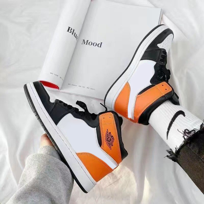 

University Blue 1 Og Basketball Shoes Jumpman 1S High Dark Mocha Unc Light Smoke Grey Hyper Chicago Patent Bred Royal Toe Men Women Trainers Sneakers 36-46 c80, Color 18