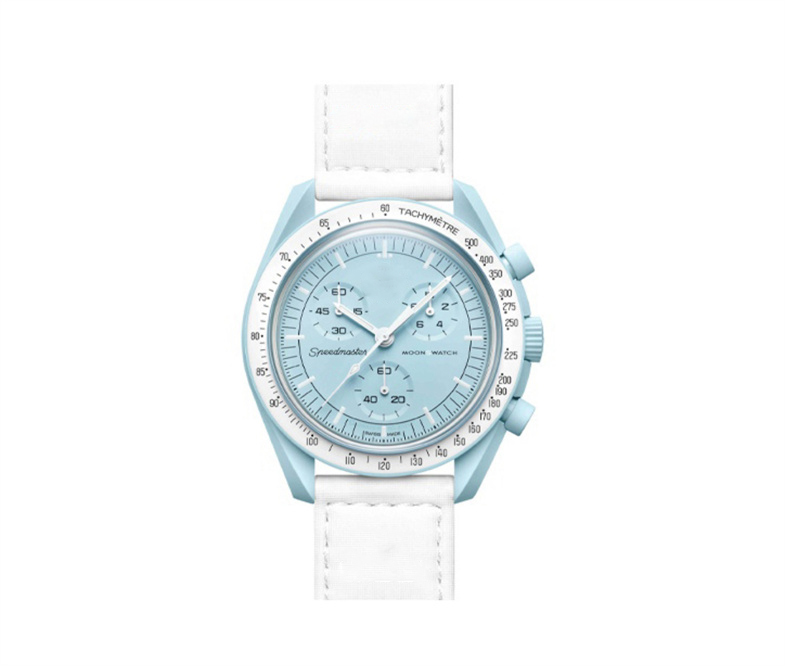 

OmeXSwa Men Mechanical Automatic watches Bioceramic Moonswatch Mission to Earth BRAND NEW waterproof Women 42mm Wristwatches With Original box