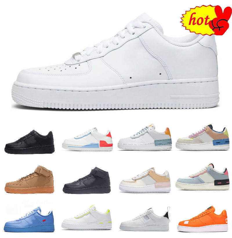 

Sandals Classic Forces Low Mens Womens Casual Shoes Shadow One White Black Spruce Aura Sunset Pulse Pale Ivory Pastel Skateboard Tropical Twist, F036