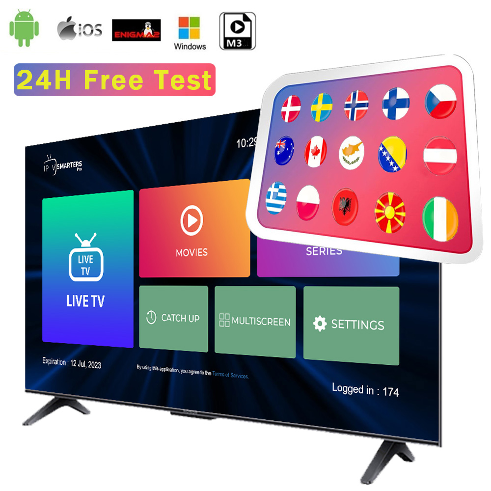 

M3 U Europe 10000Live TV program vod for smart IP TV android France Spain Sweden Netherlands USA Canada Germany free trial