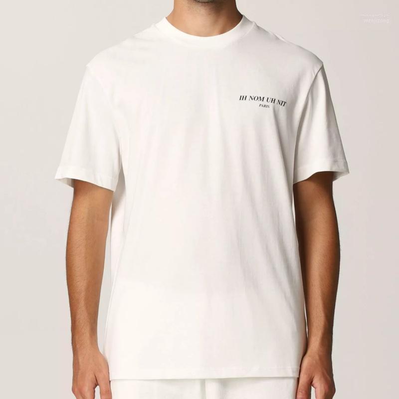 

Men' T-Shirts Ihnomuhnit Strange Story Chest Italic Short Sleeve T-shirt Fashion Brand Designer Couple Summer TopMen' Imon22, Iho-xxt-b