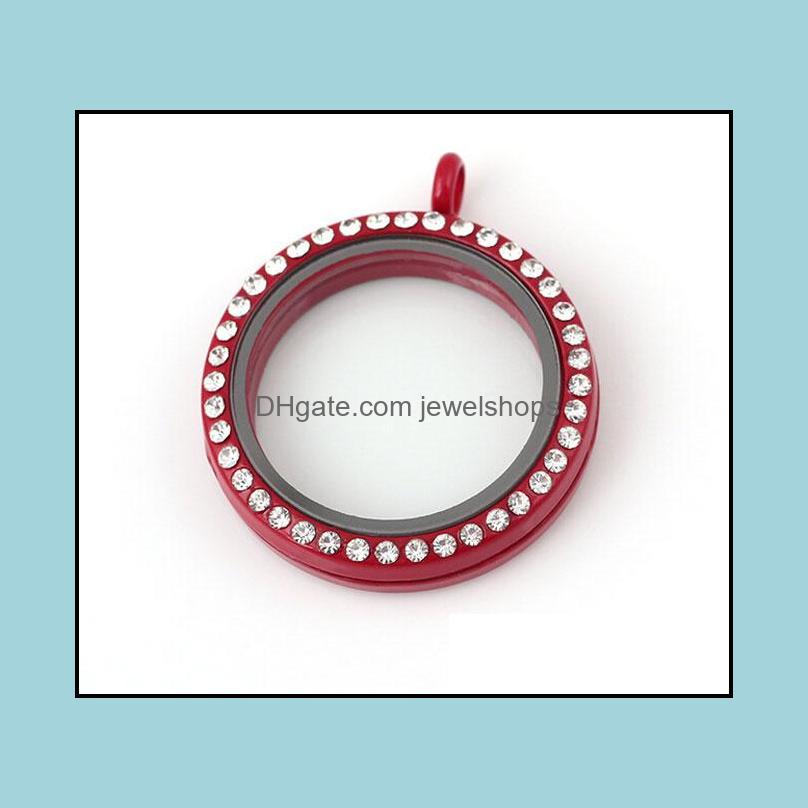 

Fashion New Arrival 30Mm Colorf Magnet Glass Living Memory Floating Locket Charms Pendant For Stainless Steel Jewelry Making Drop Delivery 2