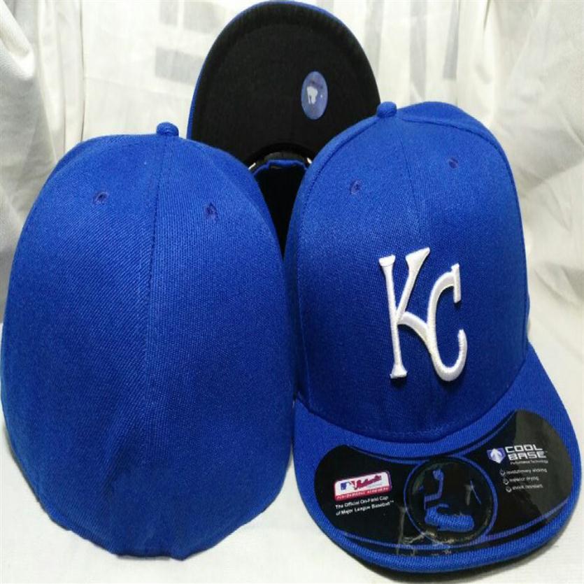 

2021 summer style Royals KC letter Baseball caps Bone Top Quality Men Spring Hip Hop Casquette Fitted Hats317L, 20