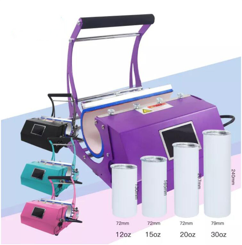

USA Warehouse 20oz 30oz Heat Press Tumbler Mug Heat Press Machine for Straight Tumbler 11oz 15oz Sublimation Heat Transfer Machine for Mug