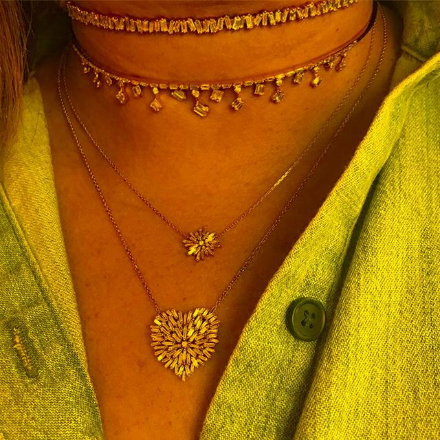 

Chains Romantic Love Heart Baguette Firework Cz Sparking Bling Pendant Necklace Jewelry For Women 2022 Summer Charm Chic DesignChains