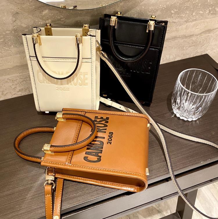 

Handbag Letter Mini Totes Women's Bag Messenger Shoulder Bags, Black
