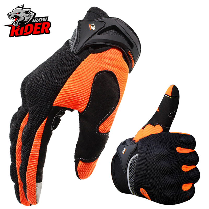 

Summer Motorcycle Gloves Full Finger Motorbike Equipment Touchscreen Sports Protect Glove Breathable Motocross 220812