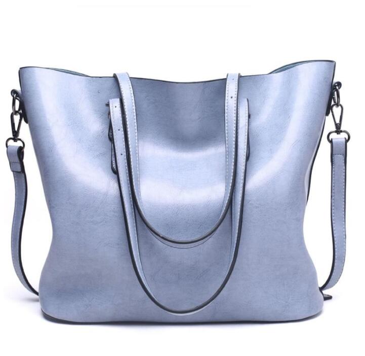 

HBP Women Handbags Purses PU Leather Shoulder Bags Large Capacity Totes Bag Casual High Quality Handbag Purse SKY blue color