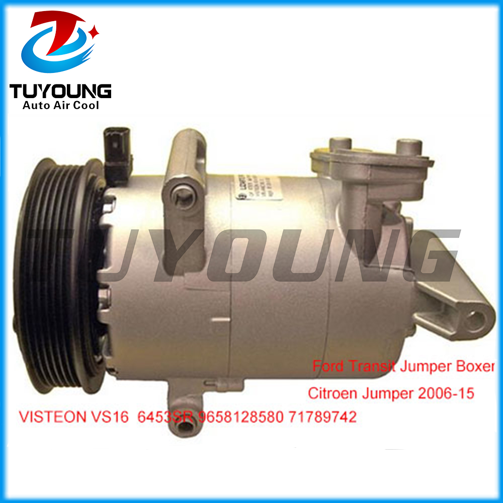 

Factory direct sale Visteon VS16 air compressor fit Ford Transit Jumper 2.2HD Citroen Jumper Peugeot Boxer Fait Ducato 6453SR 9658128580 71789742