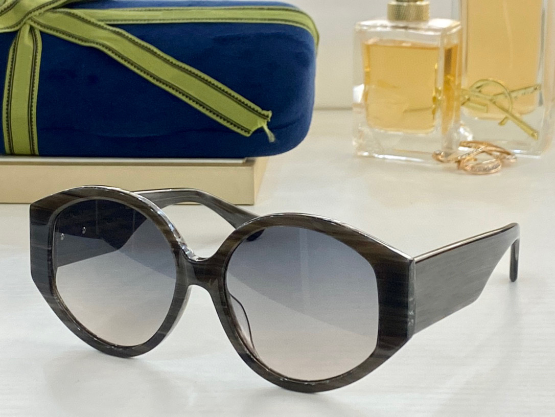 

SUNGLASSES For Unisex Summer 0991 Style Anti-Ultraviolet Retro Plate Oval Full Frame Eyeglasses Random Box