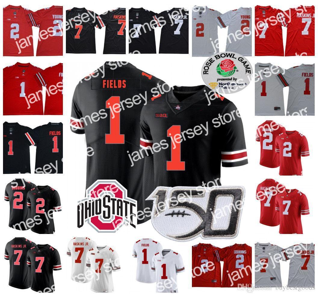 

Football Jerseys Custom Ohio State Buckeyes Jersey 1 Justin Fields Garrett Wilson 2 Chris Olave Chase Young Julian Fleming C.J. Stroud Master Teague III Men