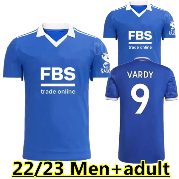 

22 23 Leicester Soccer Jerseys City home VARDY MADDISON 2022 2023 BARNES TIELEMANS AYOZE DAKA LOOKMAN IHEANACHO Football Shirt 666