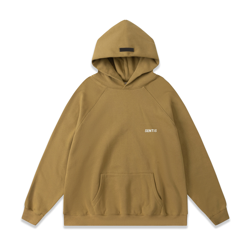 

2022 Autumn Winter USA 8th Mini Logo Print Hoodie Skateboard Hoody Unisex streetwear Pullover Hooded Sweatshirt, Coffee color