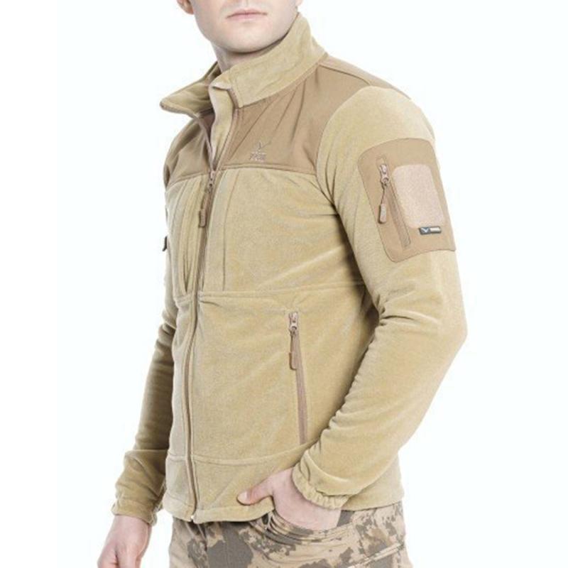 

Men' Jackets Vogel Tactical For Men Military Jacket Thermal Fleece Winter Outdoor Sports Hiking Hunting Combat Camping Army Soft ShellMen, Beige