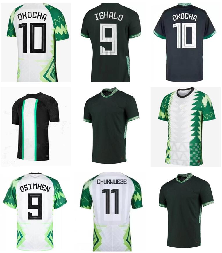 

2022 MIKEL IHEANACHO OKOCHA Soccer jersey 21 22 23 maillot de foot kit AHMED MUSA Okechukwu IGHALO Ndidi Okecha Football shirts