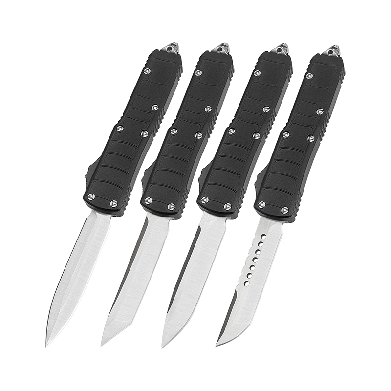 MT UTX-85 Pocket Knife Signature Series Apocalyptic Standard Automatic Knives Tactical EDC Survival Tool D2 Blade Black Aluminum Handle Nylon She-image-768706096