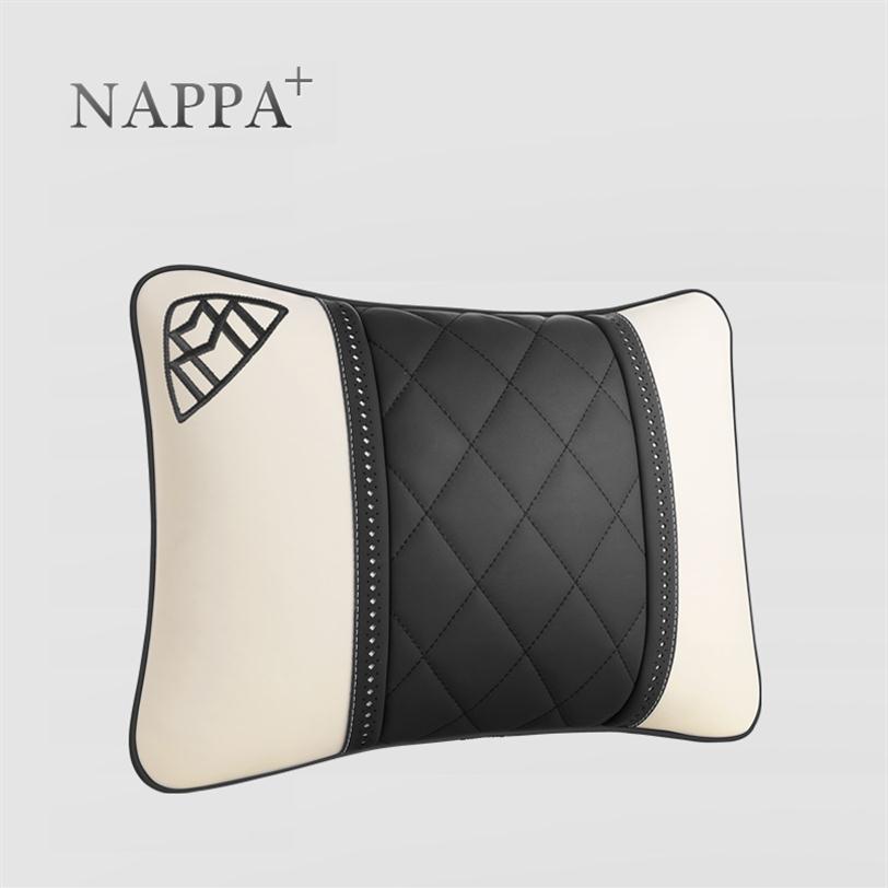 

For Mercedes Maybach S-Class headrest NAPPA leather Car Pillows Car Travel Neck Rest Pillow Seat Lumbar pillow car accessories292s
