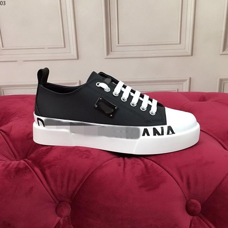 

L 2021 Top Quality Designer Mens Casual Shoes Fashion Genuine Leather Sneakers Luxury Trainers r0334 DGs''DOLC''s''GABBANAs'' pRR