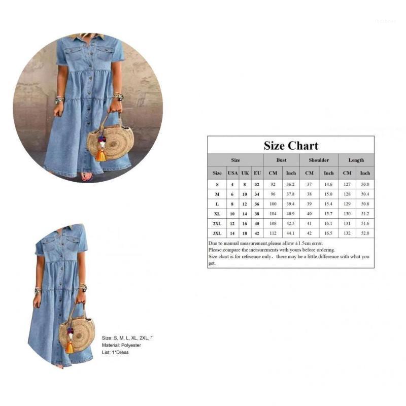

Party Dresses Dress Female Spring Summer Single Breasted Casual Long Loose-fitting DressParty, Dark blue
