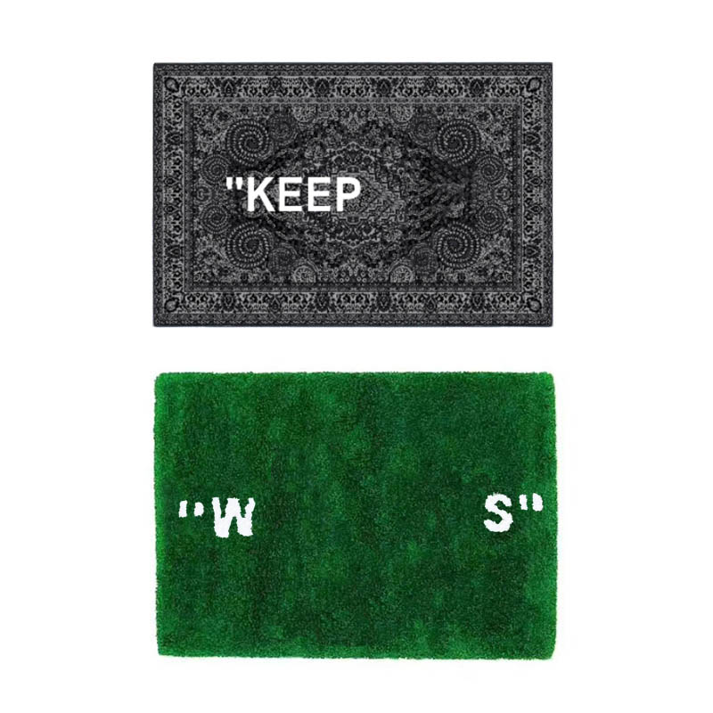 

Green WET GRAS Carpet Keep F Rug Fashion Door Mats Crawling Blanket, Grass(green