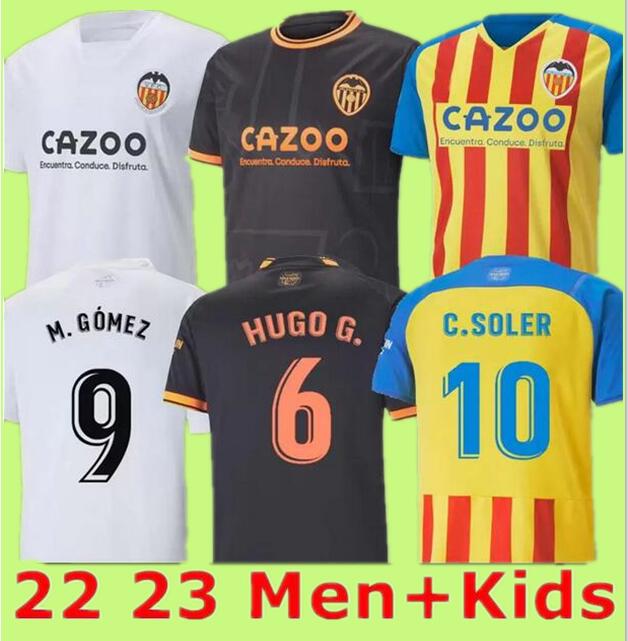 

22 23 valencia soccer jerseys GUEDES GAMEIRO camisetas de futbol RODRIGO Gaya M.Gomez men kids kit football shirts 2022 2023 Rivero C.SOLER Cheryshev home AWAY TOPS, 12