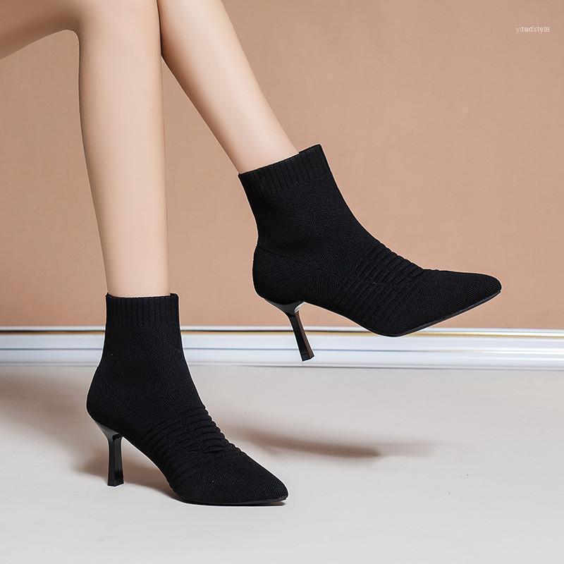 

Boots Flat Platform Pointe Shoes Boots-Women Luxury Designer Clogs Pointy 2022 High Heel Autumn Ladies Leather Fashion Rubber A