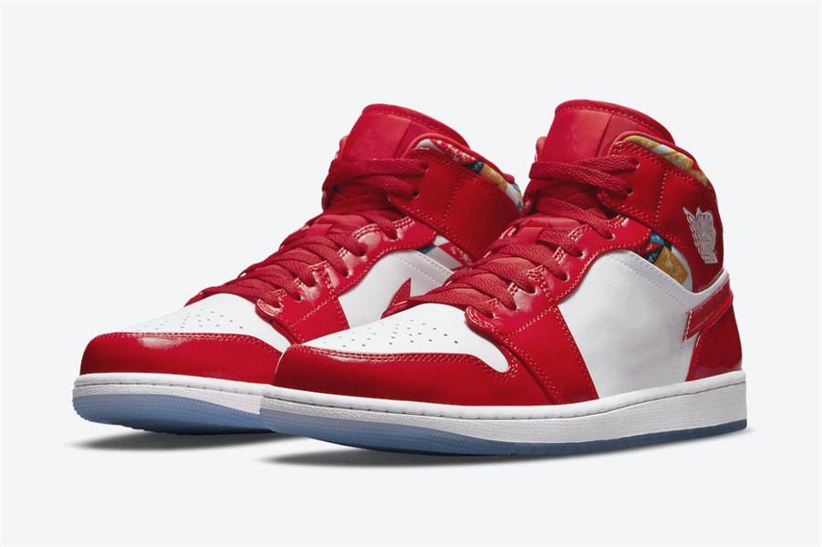 

Shoes Jumpman I Mid SE Barcelona Sweater Basketball Mens 1 Red White Outdoor Sports Sneakers Ship Size EU36-46