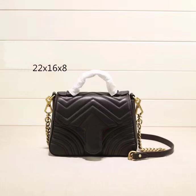 

2022 Fashion Designer Womens Messenger Bags Wallet Classic Black Leather Large Capacity Gold Chain Shoulder Bag Handbag Coin Purse White Red
