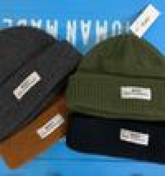 

Wtaps Short Beanies Winter Hats For Women Men Autumn Docker Brimless Caps D, Navy