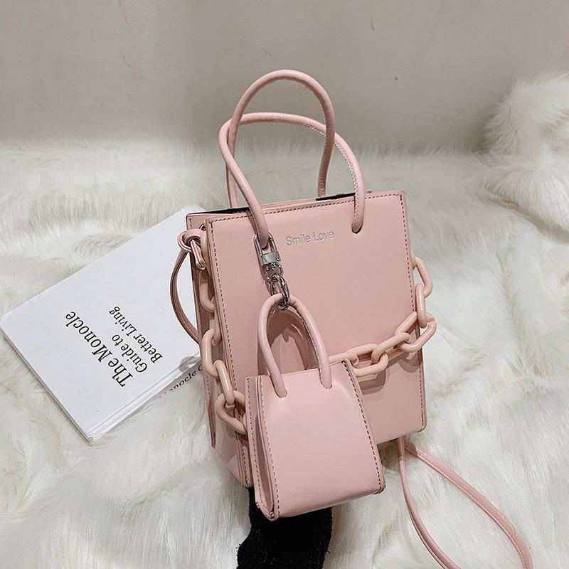 

Evening Bags GUANGHUIXB 2022 Fashion Ladies Simple Portable Tote Bag Designer Shoulder Messenger Female, Black