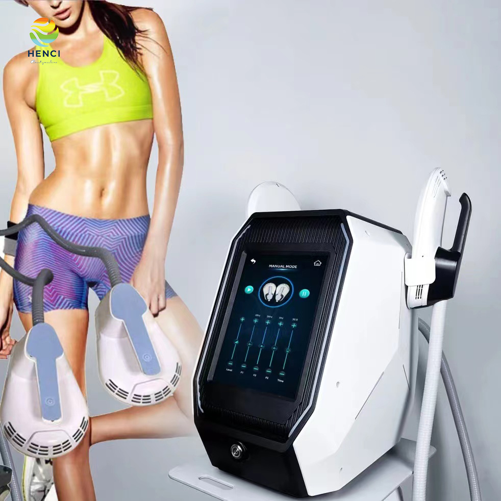 Portable high intensity focused electro magnetic slimming machine handle fat reduction muscle stimulator for beauty equipment