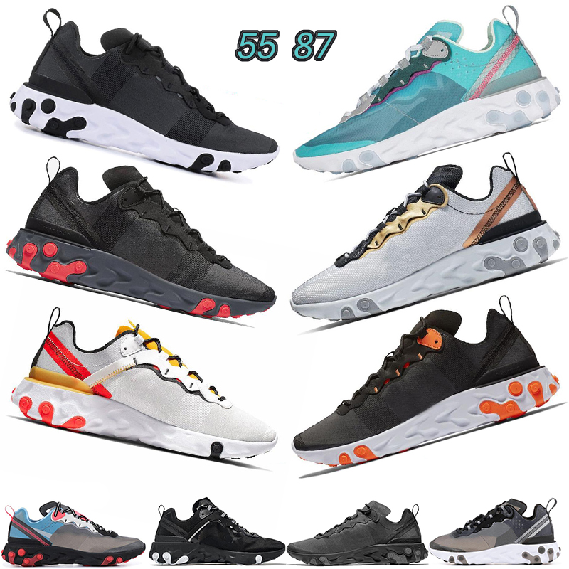 

2022 React vision 87 55 mens running shoes Black Iridescent White Vast Grey Honeycomb Worldwide Schematic Tour Yellow Sail 55s 87s men women trainers sports sneakers, Please leave a message