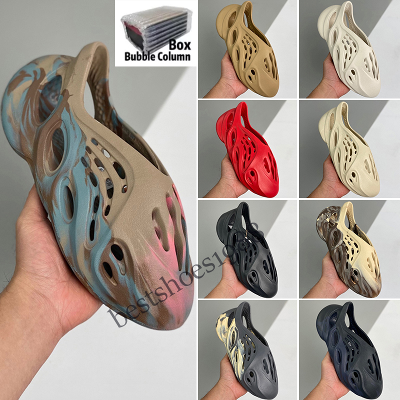 

Men Sandal Women Vermillion Mineral Blue Running Sandals Slide Slippers Foam Ochre RUNR MX Cream Moon Grey Shoes White Desert Ararat Sand Runner Slides Sneakers, Color 8