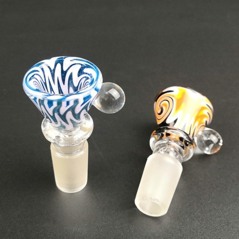 

14mm joint male bowl Transparent oiling glass pipe water pipes bowls for bong accessories
