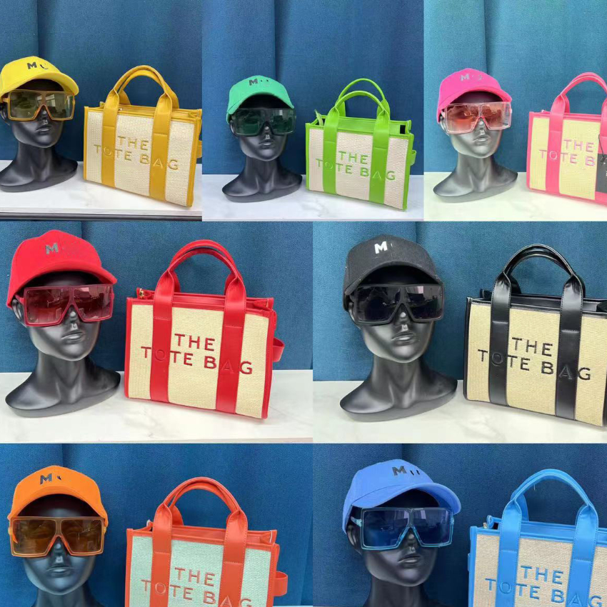 2022 New Designer Tote Bag Personality Summer Woven Messenger Bags Lady Simple and Fashionable Shoulder Bag with Logo European and American