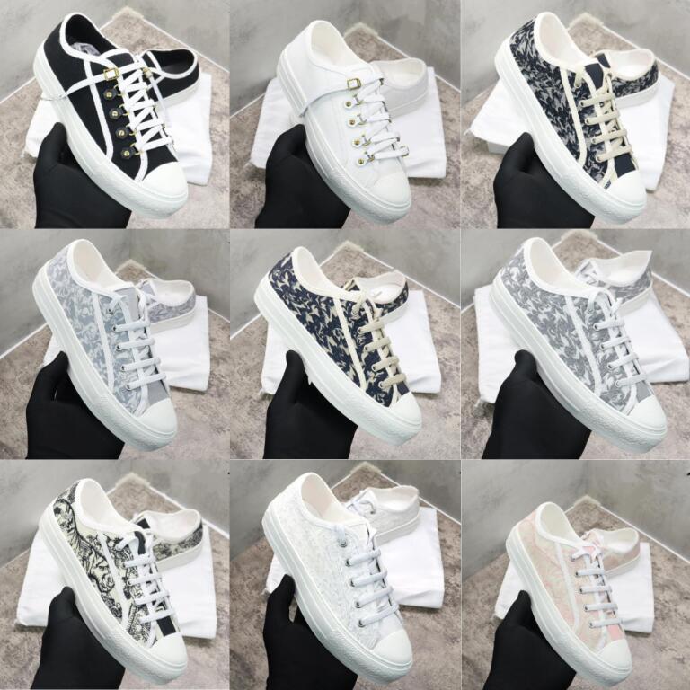 

Top Quality 3D Embroidery 20SS WALK N shoes Sneakers Women Luxurys Designers Sneaker Black White Sport Trainers Oblique Running Shoe woman