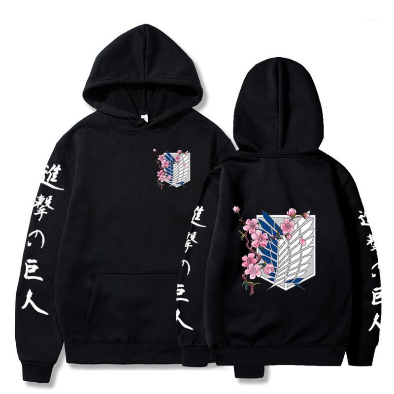 

Men's Hoodies & Sweatshirts Graphic Streetwear Clothing 2022 Tracksuit Colors Anime Flower Badge Printing Pullover Casual Tops, Black