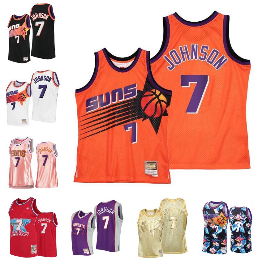 

Stitched Kevin Johnson basketball Jersey S-6XL Mitchell & Ness 1996-97 Mesh Hardwoods Classics retro version Men Women Youth jerseys, Stitched jersey