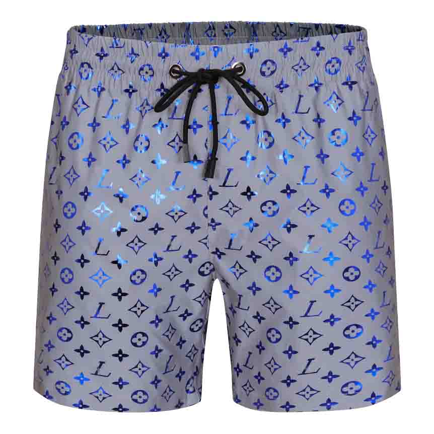 

Summer Men's Shorts Designer Fashion Board Short Quick Dry Swimwear Print Men's Clothing Swimming Beach Shorts Beach Pants Men, Gray