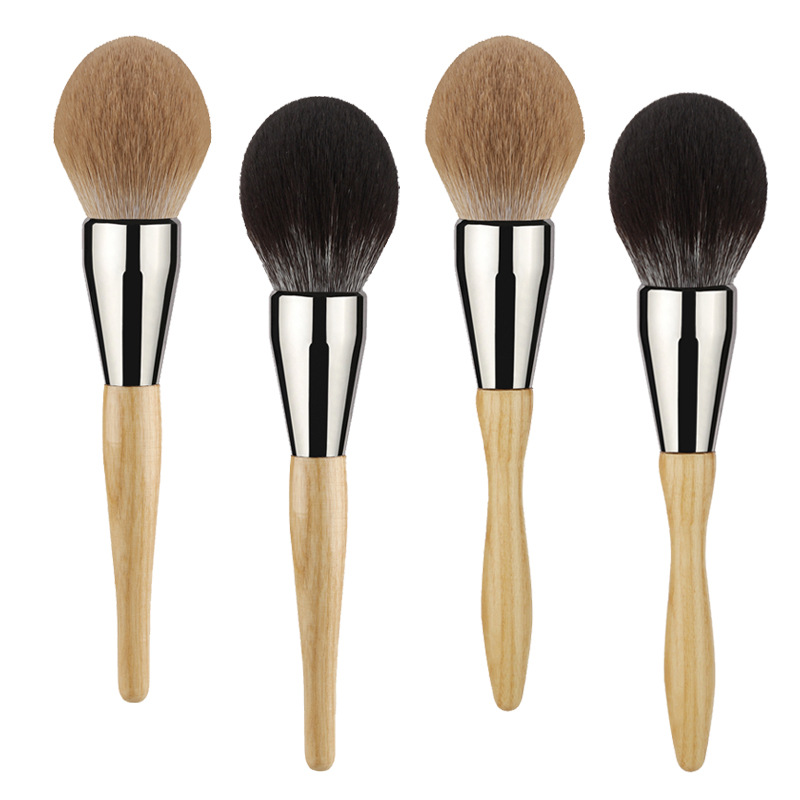 

Wood Handle Soft Makeup Brush Loose Powder Blush Foundation Brush Beauty Cosmetic Brushes