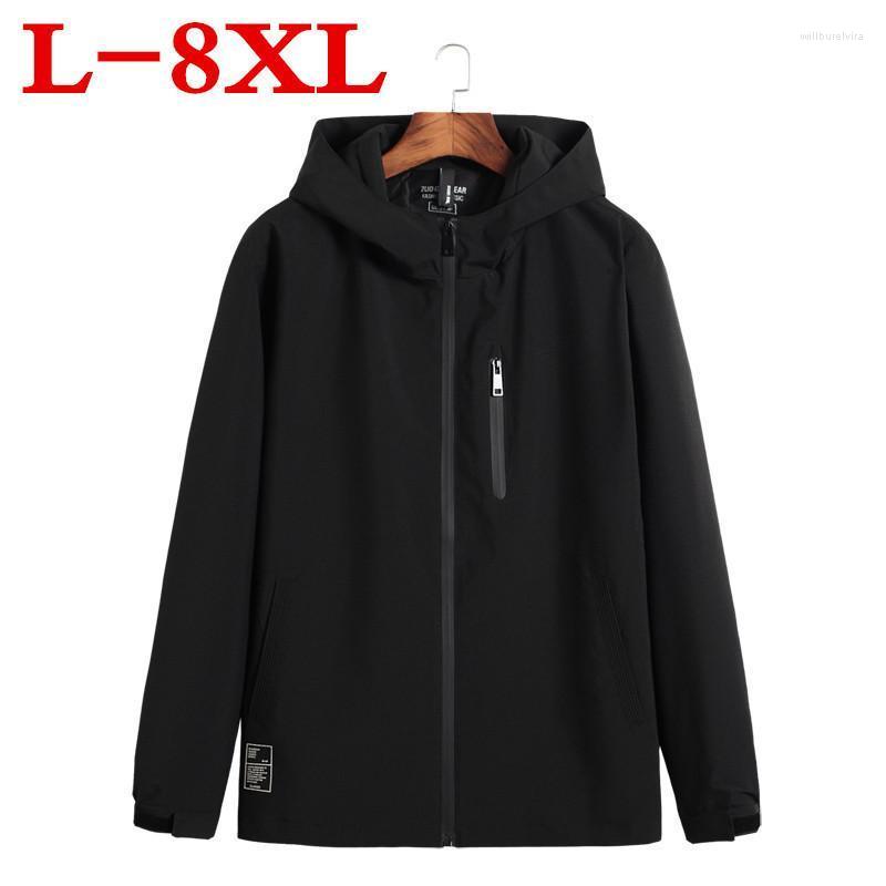 

Men's Trench Coats Plus Big Size 10xl 8xl Spring Autumn Jackets Solid Fashion Male Casual Loose Bomber Men Overcoat Outwear Will22