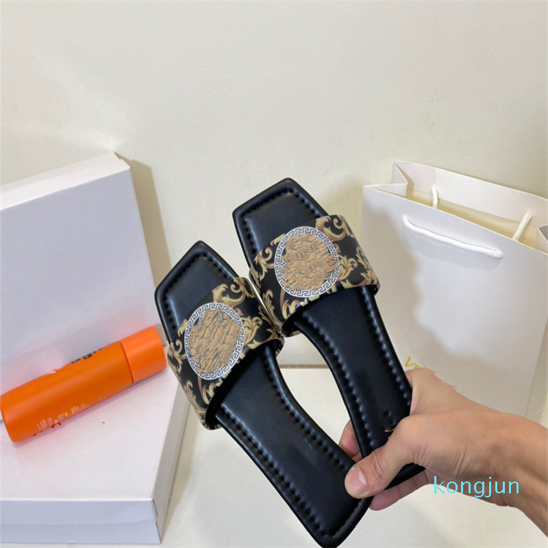 

Fashion-Slippers Sandals Outdoor Toe flip flops women's outer wear summer, Black