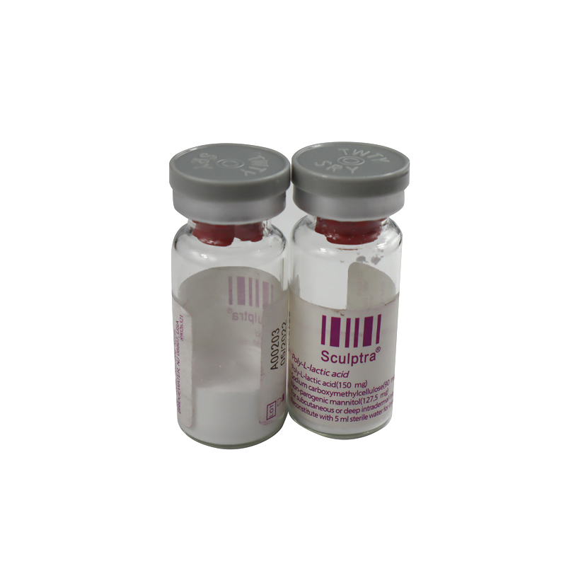 

Sculptra (2 vials x 5ml) poly-l-lactic acid 150mg x2 vials demal filler anti-aging